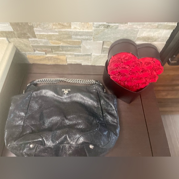 PRADA 100% Authentic 
Ebano Deerskin Cervo Lux Shoulder Bag BR3811 - Picture 2 of 10